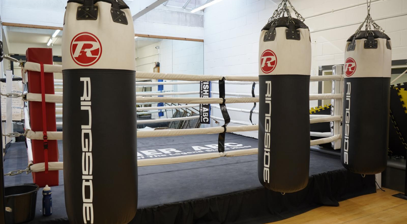 Fisher Boxing gym punching bags